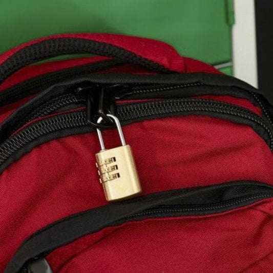 YALE PADLOCK BRASS COMBINATION 3 WHEEL 22MM