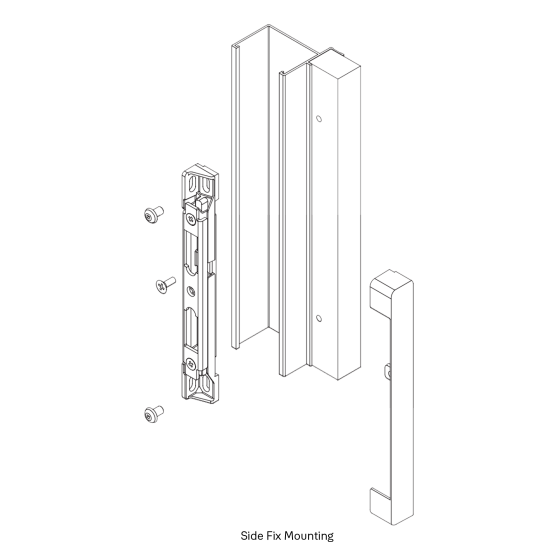 ALBANY ENDEAVOUR - EXTERNAL LOCK (BLACK)