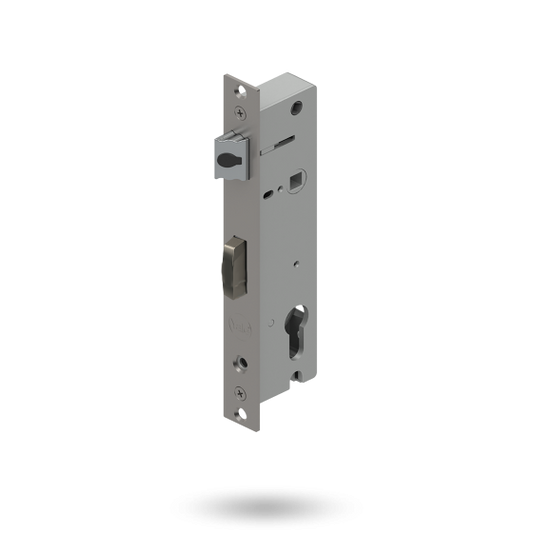 INDURO HINGED DOOR 2PT 30MM BS ST - LOCK ONLY