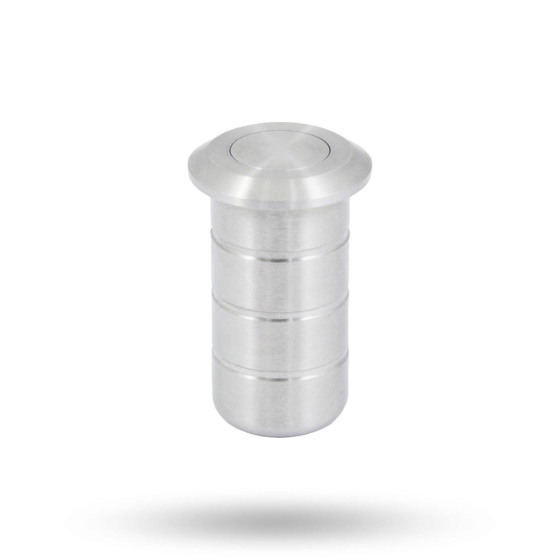 LOCKWOOD MORTICE UNIVERSAL FLUSH BOLT FLOOR FERRULE - STAINLESS STEEL