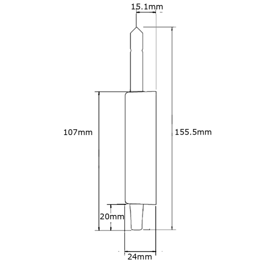 PATIOBOLT SINGLE - BLACK
