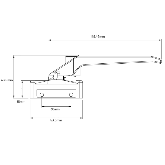 WEDGELESS LOCKING WINDOW FASTENER/HANDLE SUB FIX