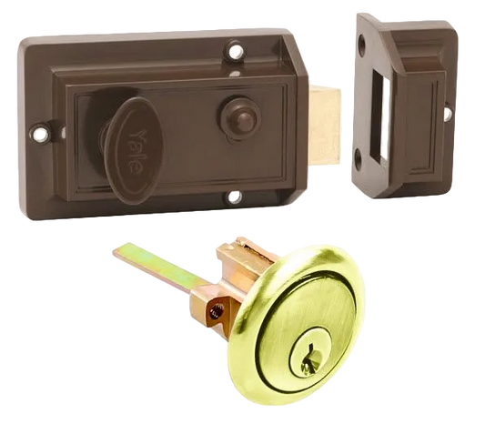 YALE RIMLOCK NIGHTLATCH WITH SNIB