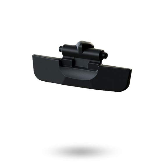 Confix window handle flap