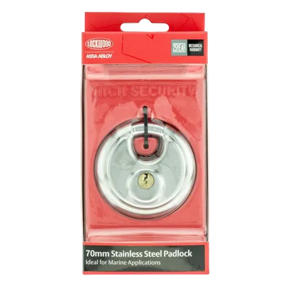 LOCKWOOD 130 SERIES PADLOCK 70MM CYLINDRICAL (keyed random)