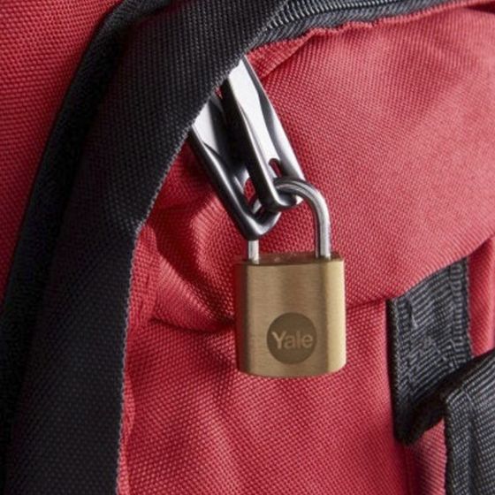 YALE PADLOCK BRASS 20MM