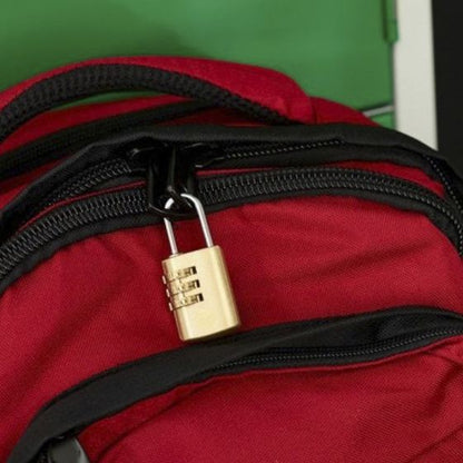 YALE PADLOCK BRASS COMBINATION 3 WHEEL 22MM