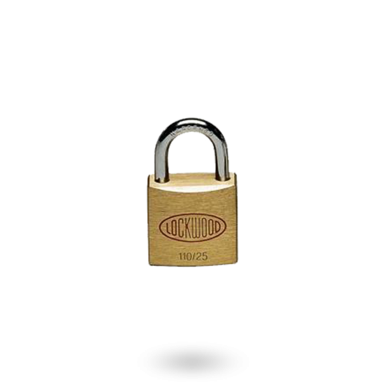 LOCKWOOD 110 SERIES PADLOCK 25MM WITH 15MM SHACKLE