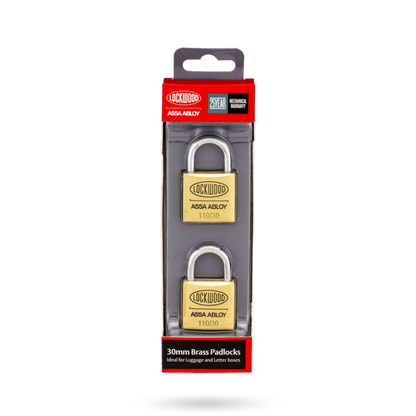 LOCKWOOD 110 SERIES PADLOCK 30MM WITH 19MM SHACKLE