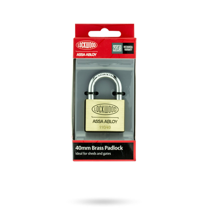 LOCKWOOD 110 SERIES PADLOCK 40MM WITH 23MM SHACKLE