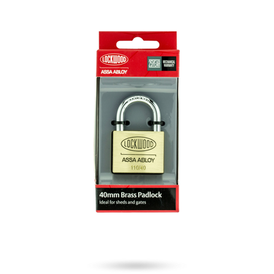 LOCKWOOD 110 SERIES PADLOCK 40MM WITH 23MM SHACKLE