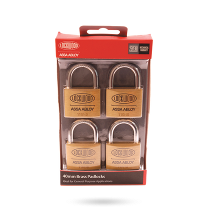LOCKWOOD 110 SERIES PADLOCK 40MM WITH 23MM SHACKLE