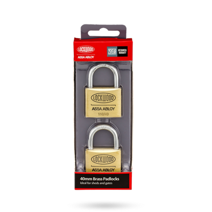 LOCKWOOD 110 SERIES PADLOCK 40MM WITH 23MM SHACKLE