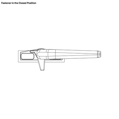 AVON WINDOW HANDLE 9MM - BLACK