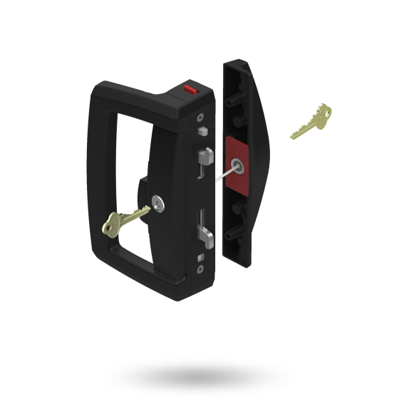 ARIA ENDEAVOUR - DBL LOCK SURFACE/SIDE STRIKE (BLACK)