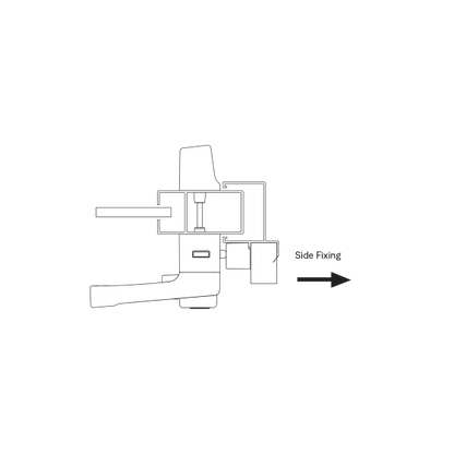 ARIA ENDEAVOUR - DBL LOCK SURFACE/SIDE STRIKE (BLACK)
