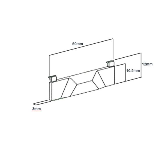 WINDOW FASTENER/HANDLE FACE FIX VENTING STYLELINE 2