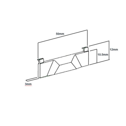 WINDOW FASTENER/HANDLE FACE FIX VENTING STYLELINE 2