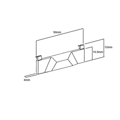 WINDOW FASTENER/HANDLE FACE FIX VENTING STYLELINE 2