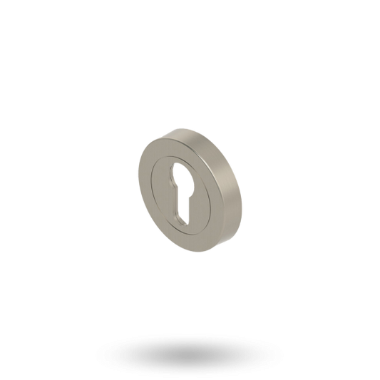APEX CYL ESCUTCHEON ASSY ROUND - BRUSHED NICKEL