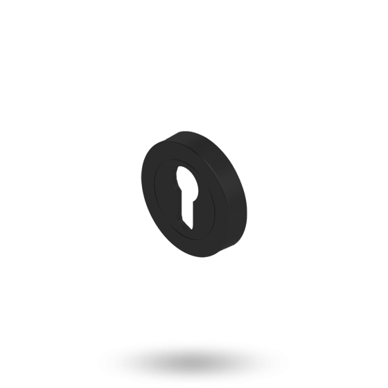 APEX CYL ESCUTCHEON ASSY ROUND - BLACK