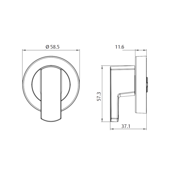 APEX 4PT LEVER SET ROUND