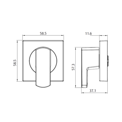 APEX 4PT LEVER SET SQUARE