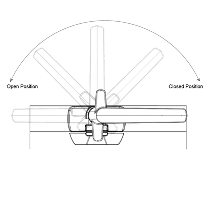 ARIA CONFIX WINDOW FASTENER/HANDLE VENTING