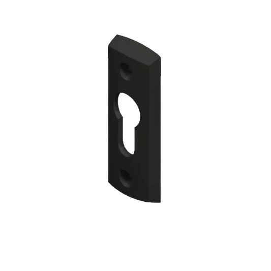 ARIA CYLINDER ESCUTCHEON SINGLE - BLACK