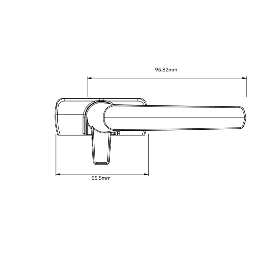ARIA HELIXSEAL WINDOW FASTENER/HANDLE NON-VENTING