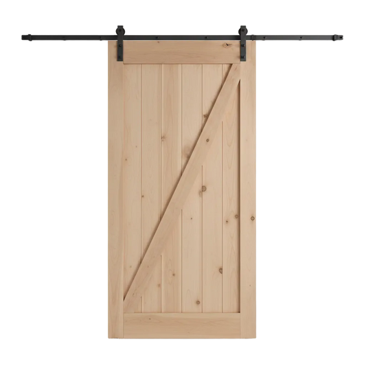 RUSTIC 100-FLAT TRACK BLACK SYSTEM 3M KIT