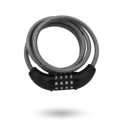 LOCKWOOD COMBINATION PADLOCK AND CABLE 8MM X 1500MM - PRESET
