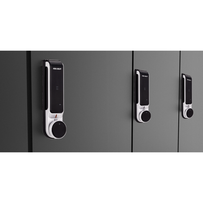 ASSA ABLOY DIGITAL CABINET READER LOCK W/BATTERIES - VERTICAL W/2 X RF CARD