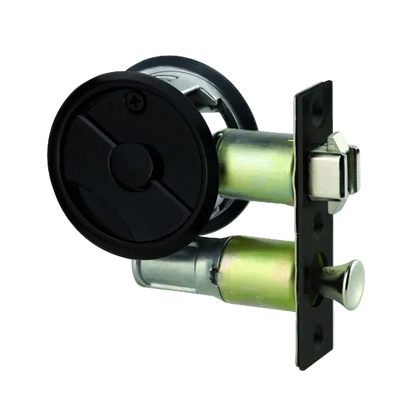 NERO CAVITY SLIDER DOOR SET - PRIVACY MATT BLACK