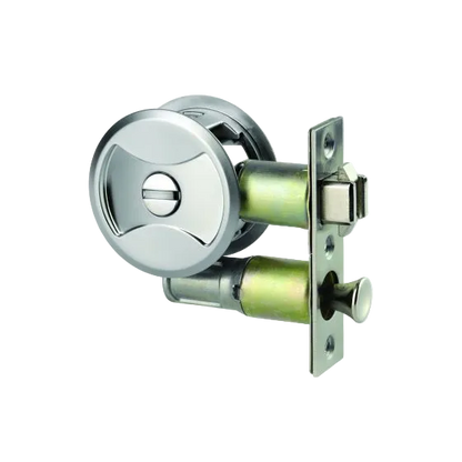 SYMMETRY CAVITY SLIDER DOOR SET - PRIVACY SATIN PEARL