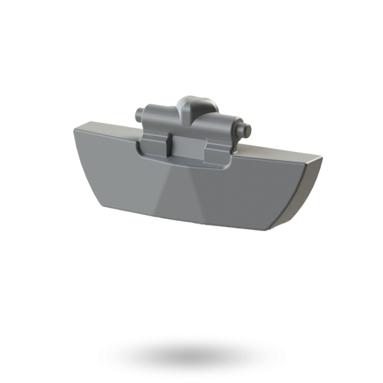 CONFIX WINDOW FASTNER/HANDLE FLAP 8MM