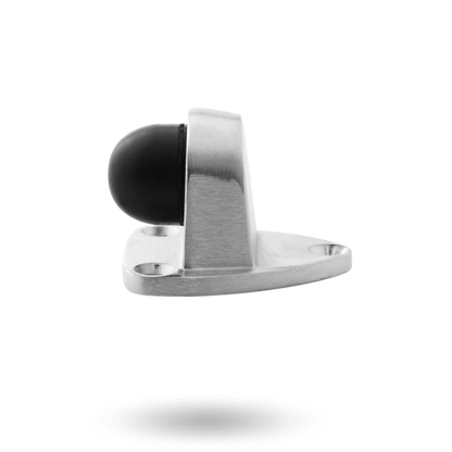 LOCKWOOD A250 DOOR STOP FLOOR MOUNTED TRIANGULAR-SATIN CHROME