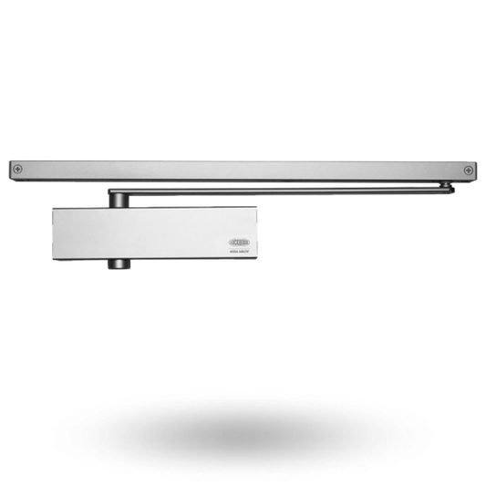 LOCKWOOD 724 DOOR CLOSER SIZE 2-4 SLIDE RAIL BACKCHECK-SILVER