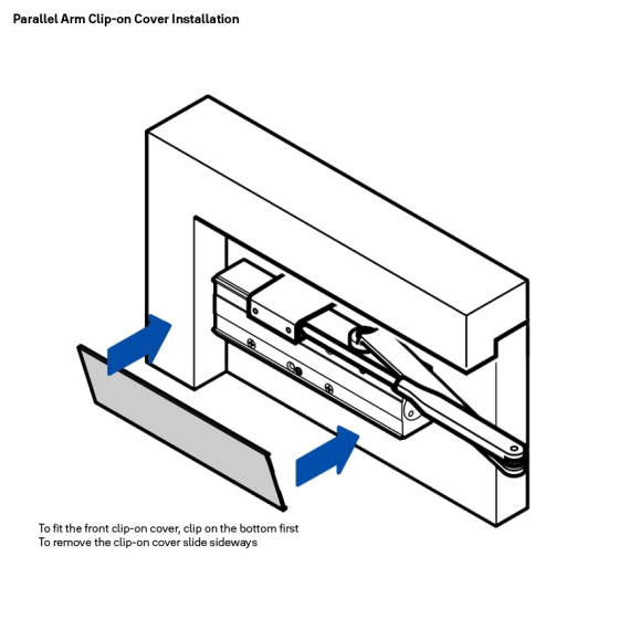 LOCKWOOD 726 DOOR CLOSER SIZE 2-6 STD ARM BACKCHECK-BLACK