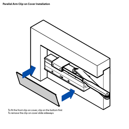 LOCKWOOD 726 DOOR CLOSER SIZE 2-6 STD ARM BACKCHECK-BLACK