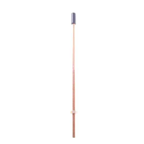 FLUSH BOLT ROD ONLY - 300MM STRAIGHT - ROUND/STEEL/D TIP