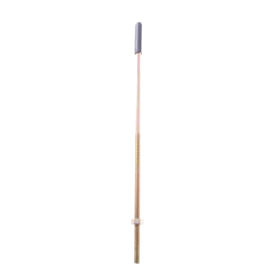 FLUSH BOLT ROD ONLY - 300MM STRAIGHT - ROUND/STEEL/D TIP