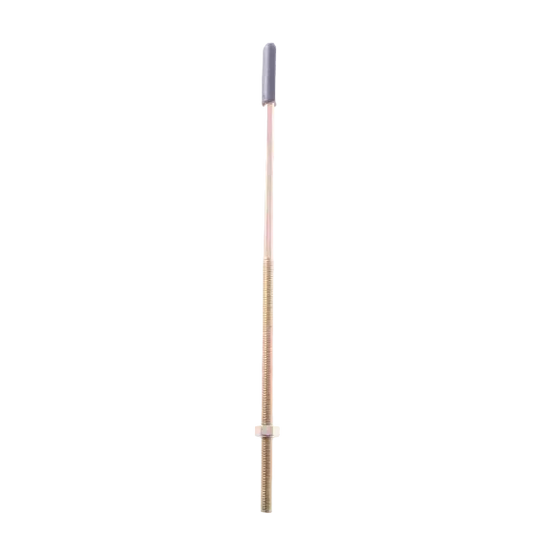 FLUSH BOLT ROD ONLY - 300MM STRAIGHT - ROUND/STEEL/D TIP