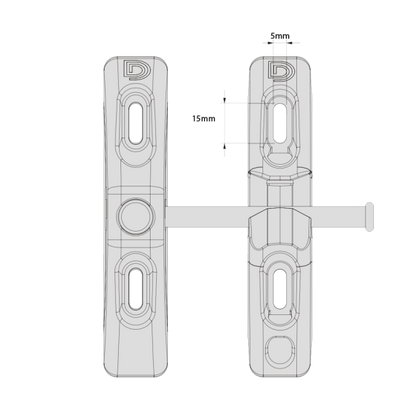 D&D TECH T-LATCH - PADLOCKABLE GRAVITY LATCH