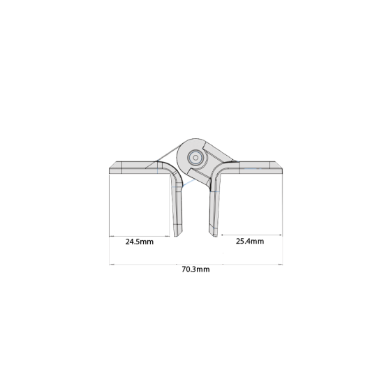 D&D TECH SELF-CLOSING HINGE GENERAL PURPOSE