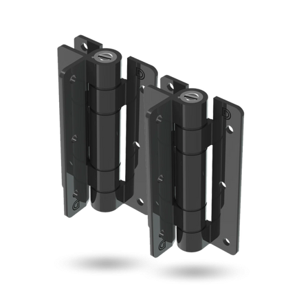 D&D TECH KWIKFIT ALU SELF-CLOSING WALL MOUNT HINGE