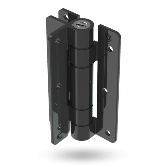 D&D TECH KWIKFIT ALU SELF-CLOSING WALL MOUNT HINGE