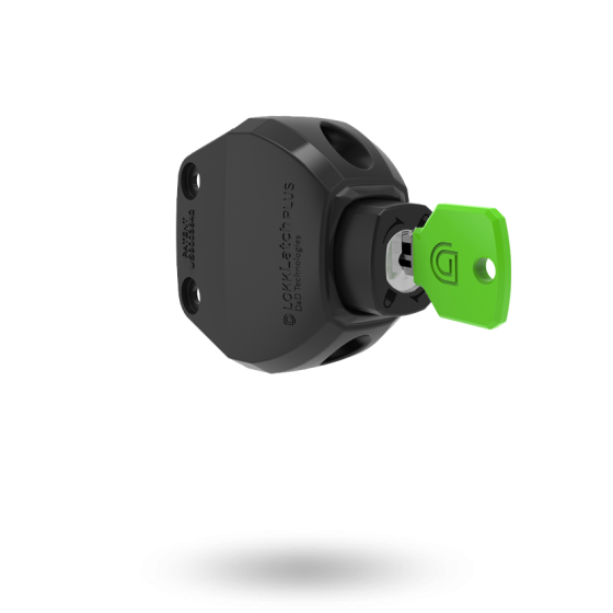 D&D TECH LOKKLATCH PLUS PRIVACY GATE LATCH -KEYED RANDOM