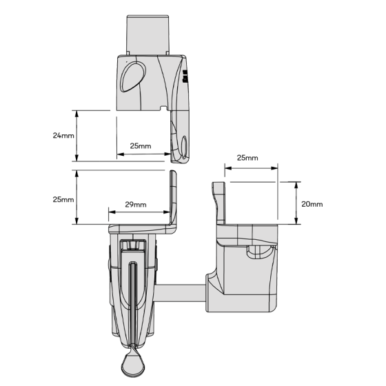 D&D TECH LOKKLATCH S3 - LATCH AND EXT ACCESS KIT
