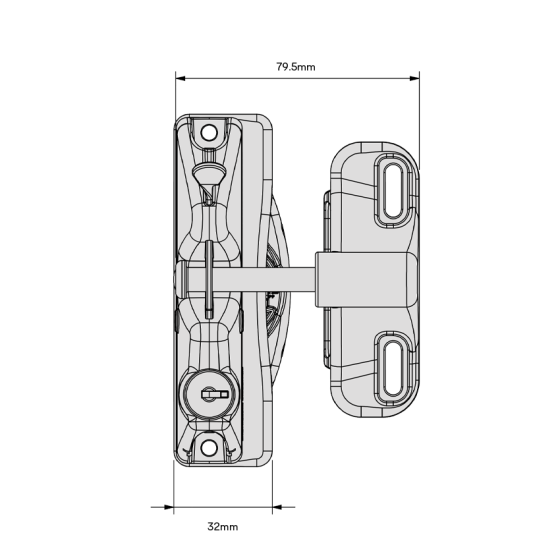 D&D TECH LOKKLATCH S3 - LATCH AND EXT ACCESS KIT